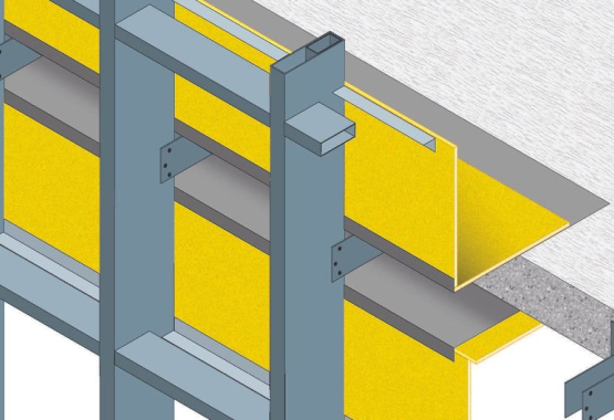 Facade protection - Horizontal separator strip “SPANDREL” Global ...