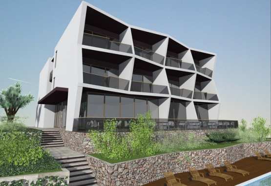 Tourist building - aparthotel