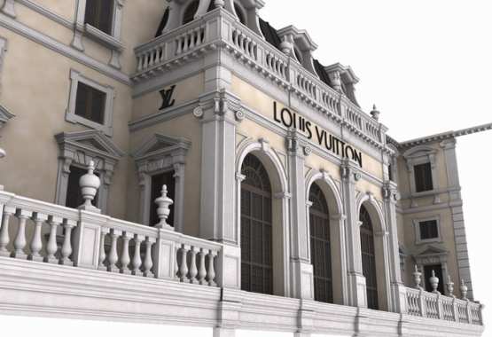 "Il Villaggo " Mall (Doha-Qatar) - Luxury Area - LouisVuitton shop