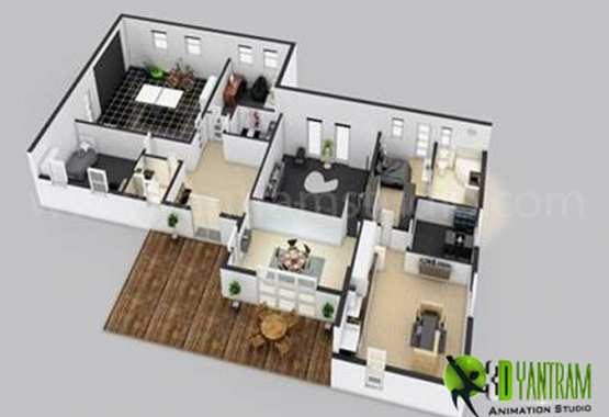 Architectural Floor Plan Rendering