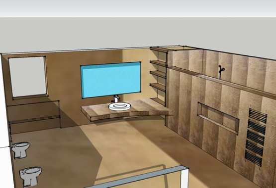 bagno in resina