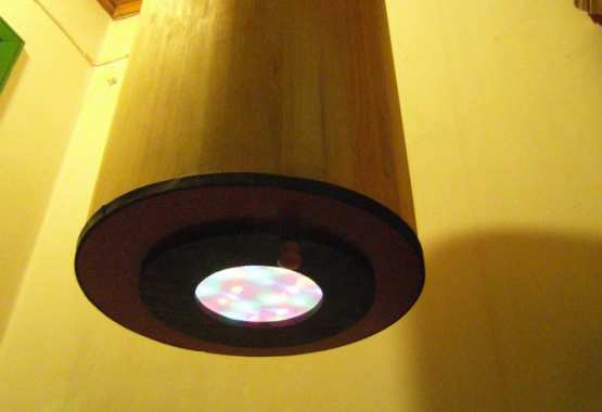 Ecolampade in legno e pergamena