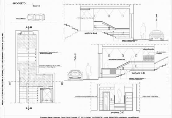 Ristrutturazione di un atrio condominiale_Cagliari