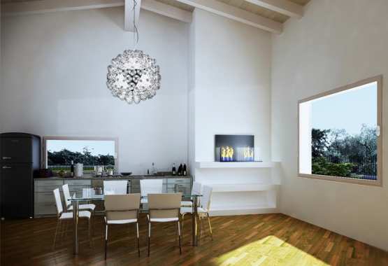 Progetto d'interni e esterni a Fiesse