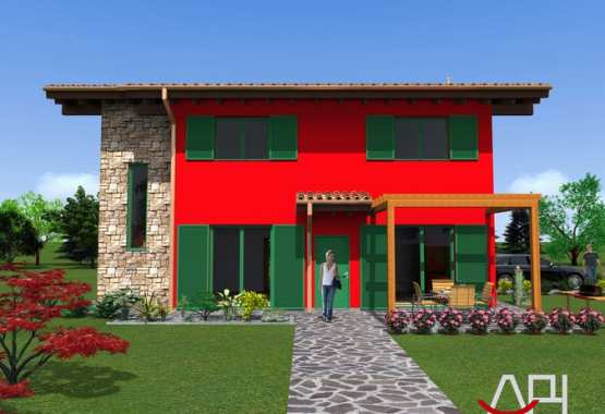 Villetta monofamiliare in bioarchitettura