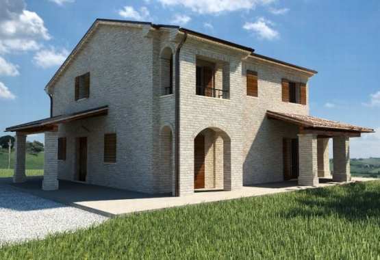 Render_Esterno Abitazione Colonica