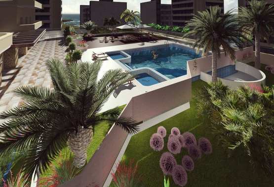 Design of Leisure area of a condominium