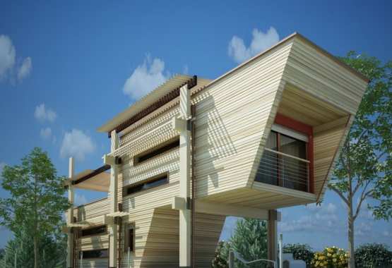 Progetto per casa in Legno Bioarchitettura