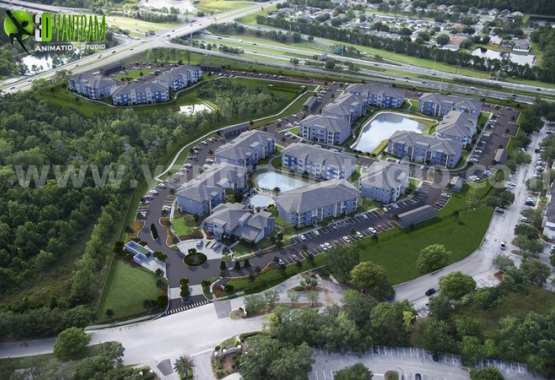 A complete set of a entire community for presentation by Yantram Architectural Design Studio Atlanta USA