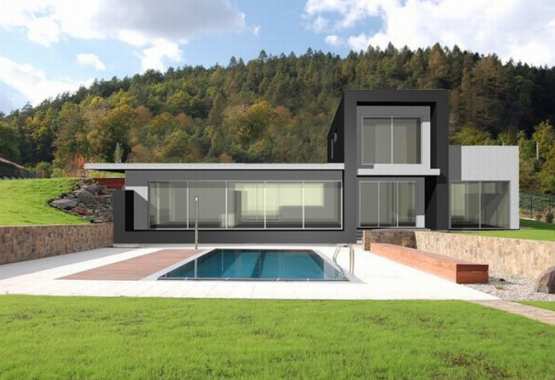 Villa 5 casa in acciaio