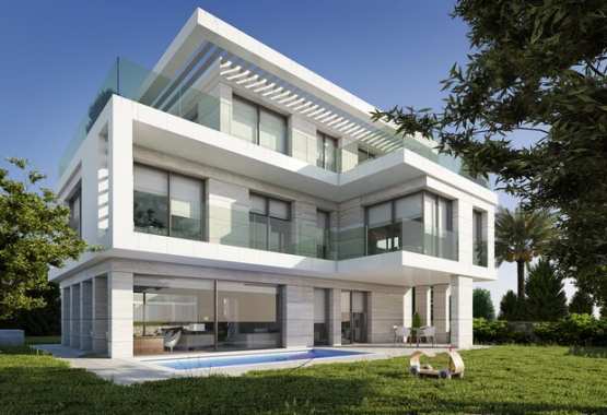 render villa esterno
