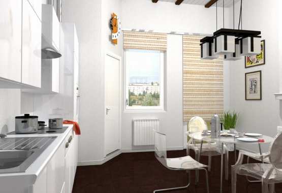 render di un monolocale_sc1