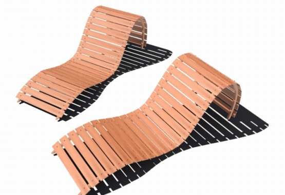 Pool lounge chairs