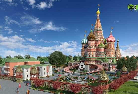 Eye-Catching Temple of Architectural Exterior Design