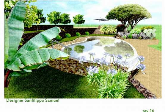GIARDINO CON PISCINA