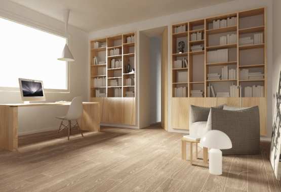 Progetto d'interni per uno studio di lettura