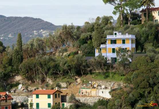 Fotoinserimento rendering villa
