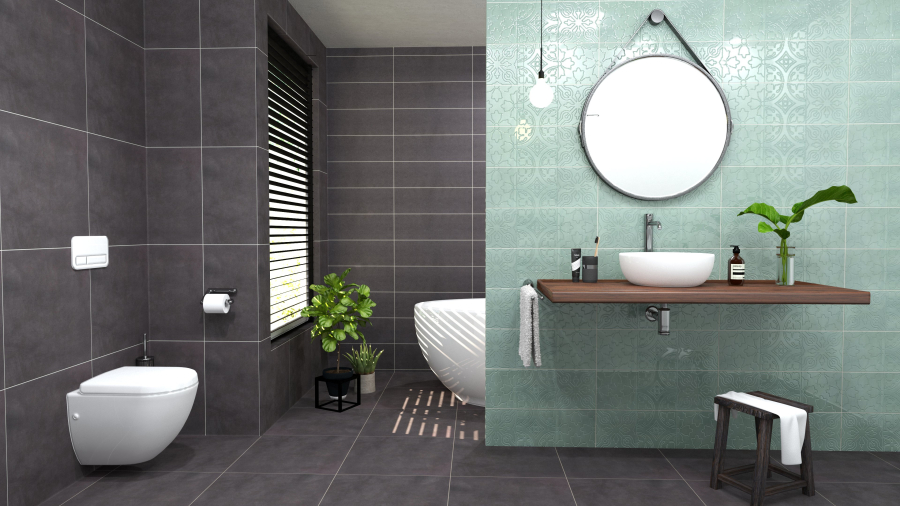 Bathroom design | Love Ceramic Tiles Aroma and Blend