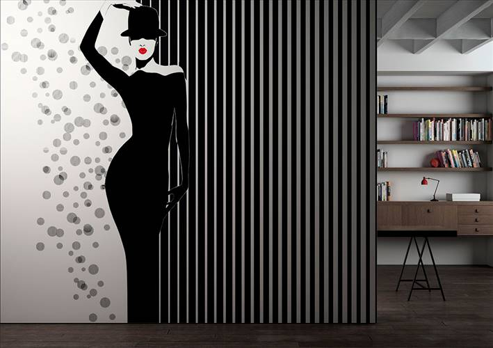 Wallpaper Black&White 3D Textures 