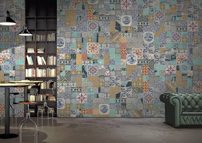 Wallpaper Tiled-Up 3D Textures 