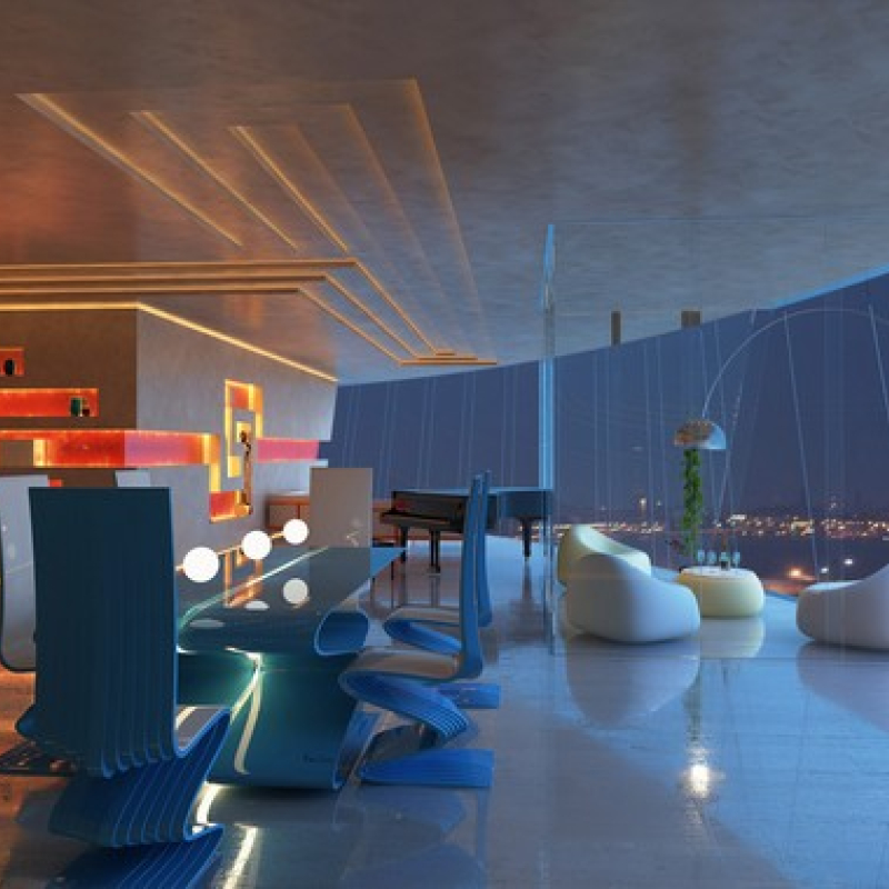 Palais Lumiere - Interior renderings