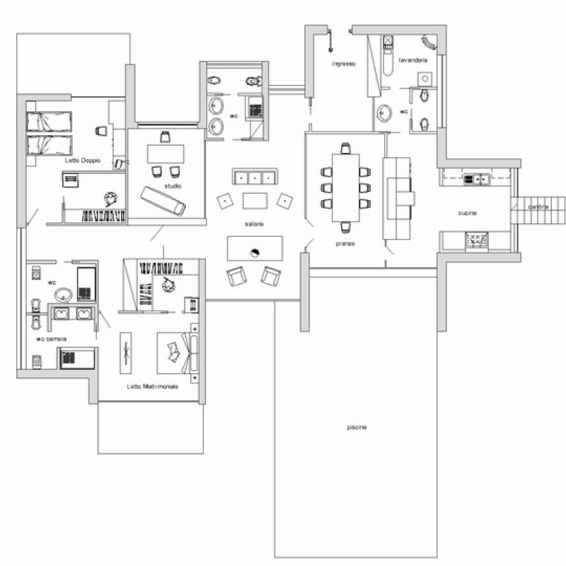 Villa a Fisciano - Idea di Progetto