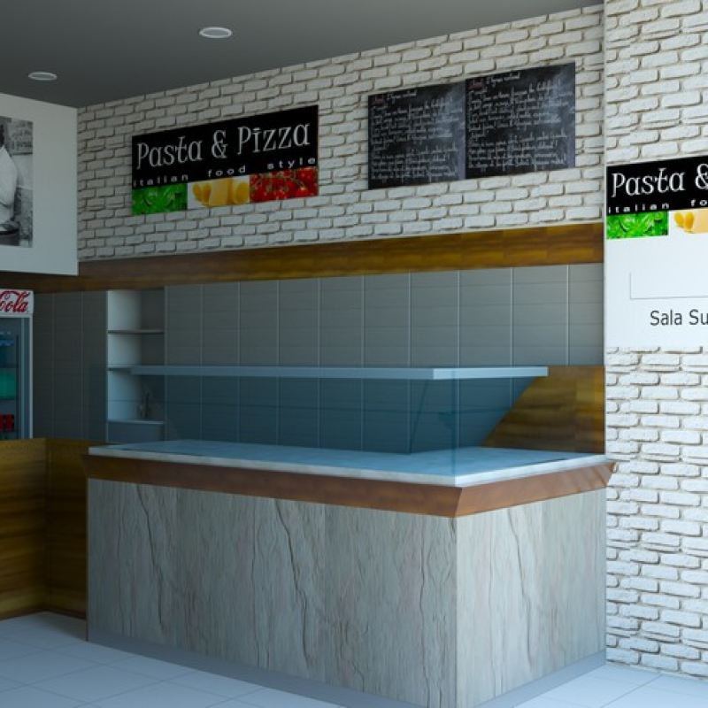 Pasta e Pizza Italian Food Style