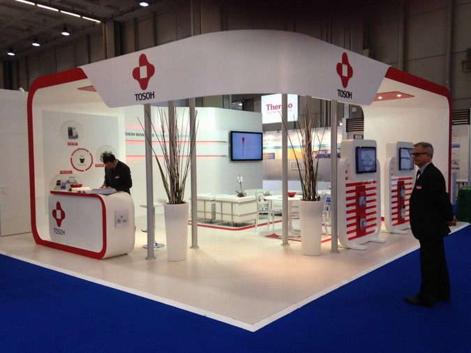 Tosoh Bioscience stand Euromedlab 2013