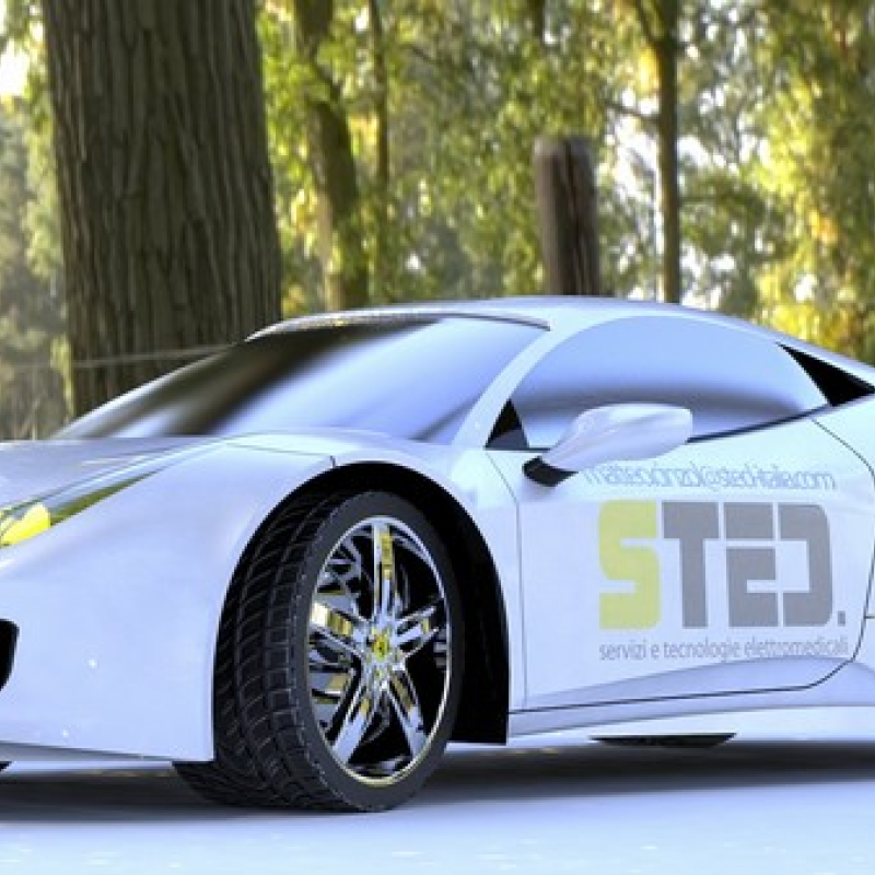 modello 3d_Ferrari F40
