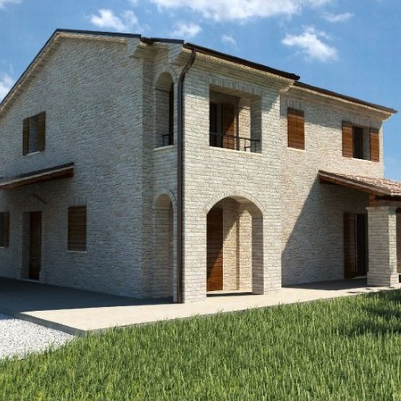 Render_Esterno Abitazione Colonica
