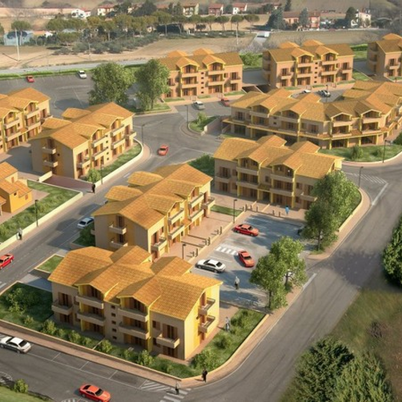 Render_Lottizzazione residenziale-commerciale