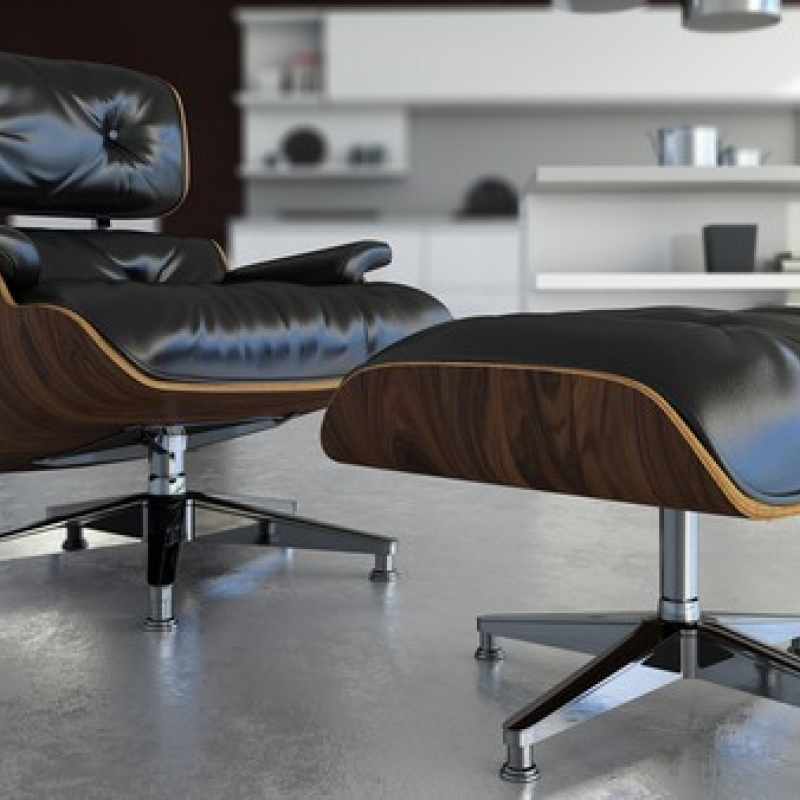 Ray Charles Eames chise loungue