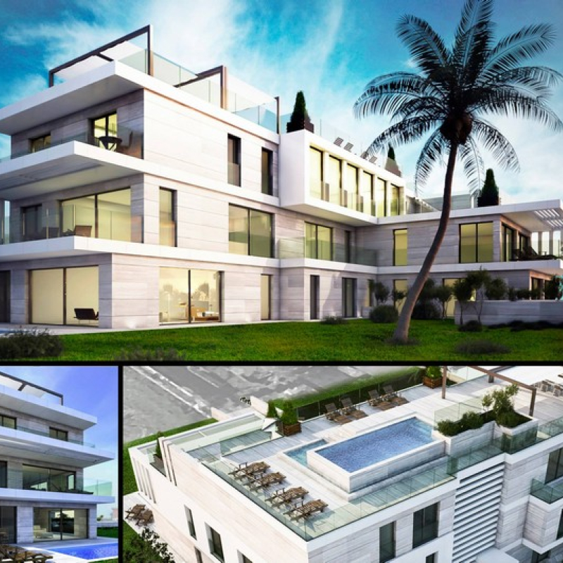Render _ Edificio pluriresidenziale