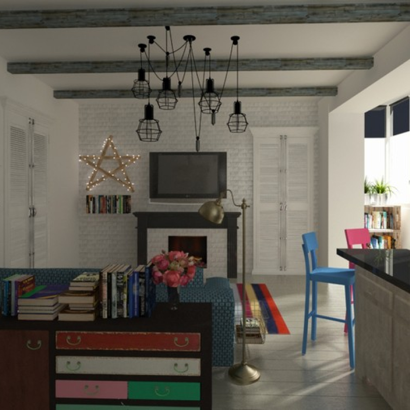 Apartment in Scandinavian style