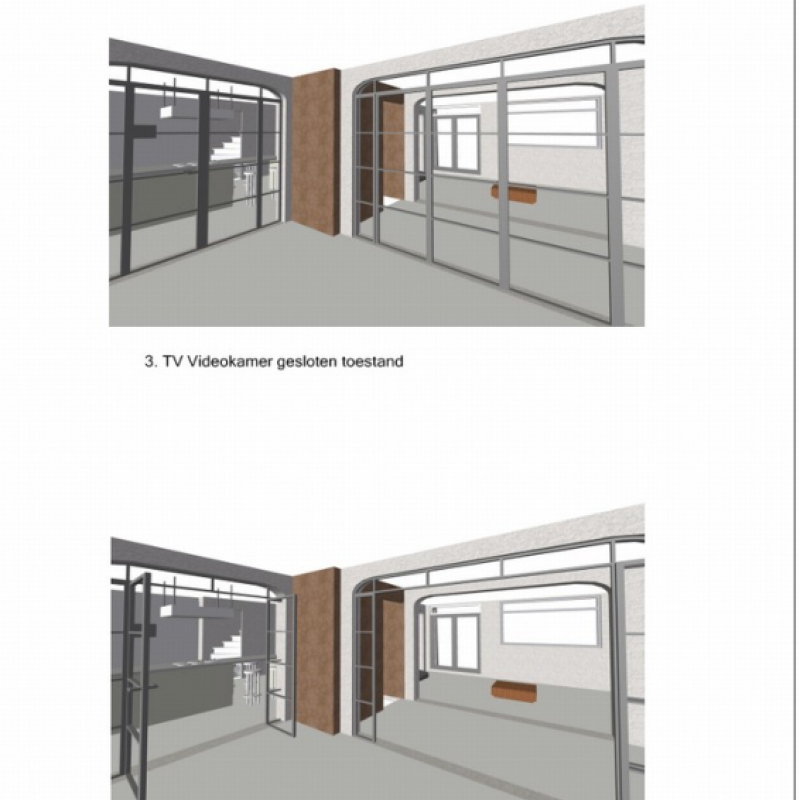 Steel indoor frame