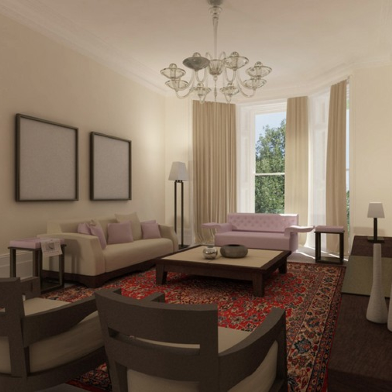 render villa in londra