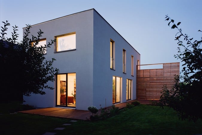 Passive house building in Gerasdorf