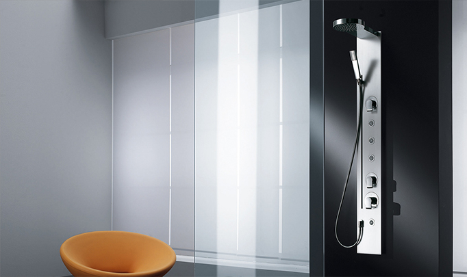 Equipped column P547 equipped shower panel 3D Models 