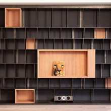 IRON AND WOOD BOOKCASE