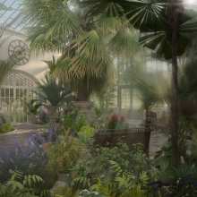 Refurbishment and architectural artistic reconstruction of Glasshouse Interiors of the Park Ensemble "Maryino" of Prince Bariatinsky