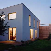 Passive house building in Gerasdorf